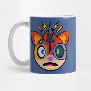 Shocked Cyborg Squirrel Oskar Mug